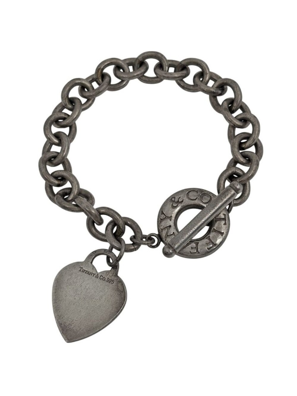 Tiffany & Co Return to Tiffany Bracelet Heart Tag 925 Sterling Silver